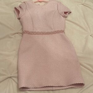 Katie J NYC Quilted Light Pink Party Top